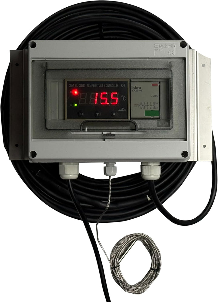 Digitale Profi Teichheizung IKH Koi- Teichheizkabel 2100Watt | für 58.000-70.000 Liter Volumen