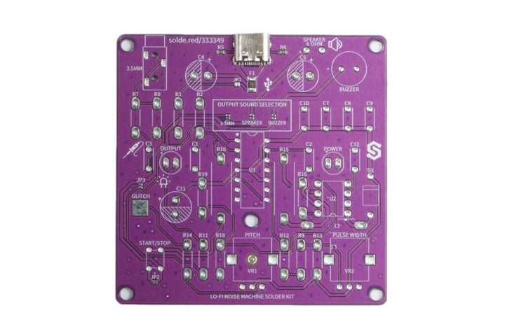 Soldered Lo-Fi Noise Machine Solder Kit | Made in EU | 333349