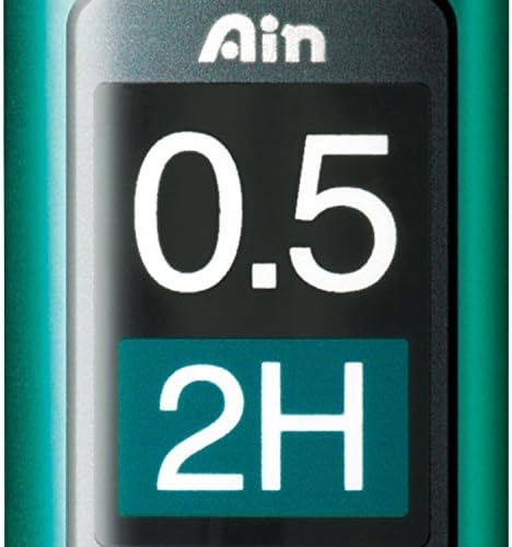 Pentel Ain STEIN C275 Feinmine, 40 Minen je Dose, 0.5 mm, Härtegrad 2H (12 Dosen) 1 stück (12er Pack