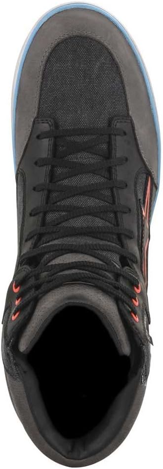 Alpinestars J-6 Canvas Motorradschuhe, wasserdicht 38 EU Schwarz, 38 EU Schwarz