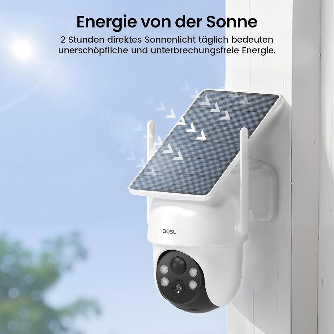 aosu SolarCam D1 Classic Kit, 6-Cam-Kit, 6-Cam-Kit