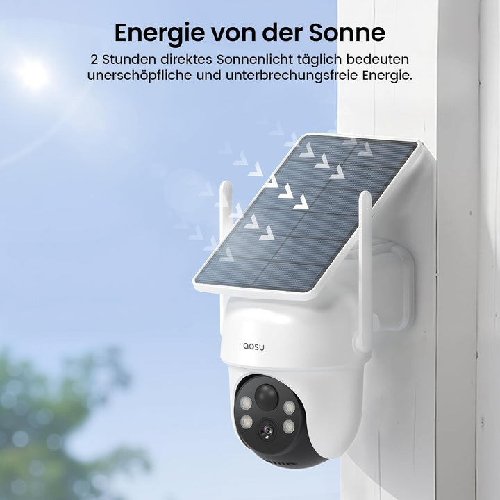 aosu SolarCam D1 Classic Kit, 6-Cam-Kit, 6-Cam-Kit