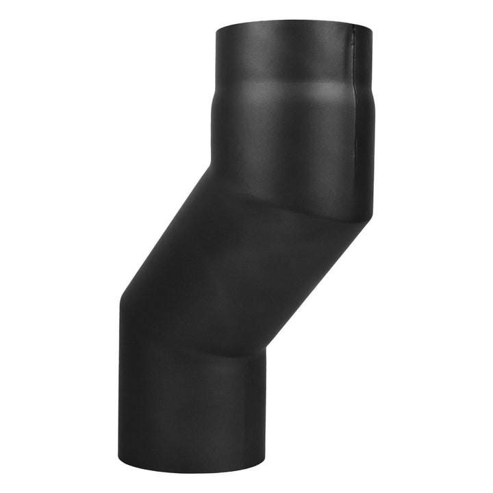 LANZZAS Ofenrohr Versatzbogen 120 mm, im Durchmesser, DN, Ø 150 mm, in der Farbe schwarz-metallic -