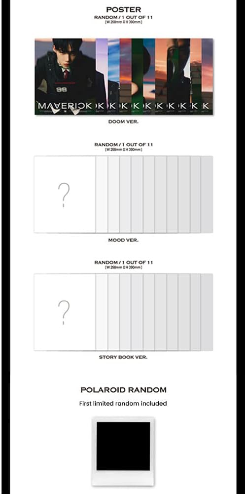 THE BOYZ - MAVERICK 3rd Single Album THE BOYZ album + Extra photocards set (STORY BOOK ver.)