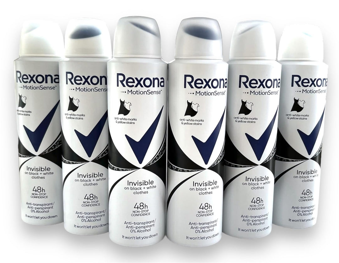 6 x REXONA Women Deospray "Invisible Diamond" - 150 ml