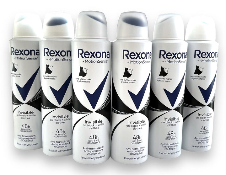 6 x REXONA Women Deospray "Invisible Diamond" - 150 ml