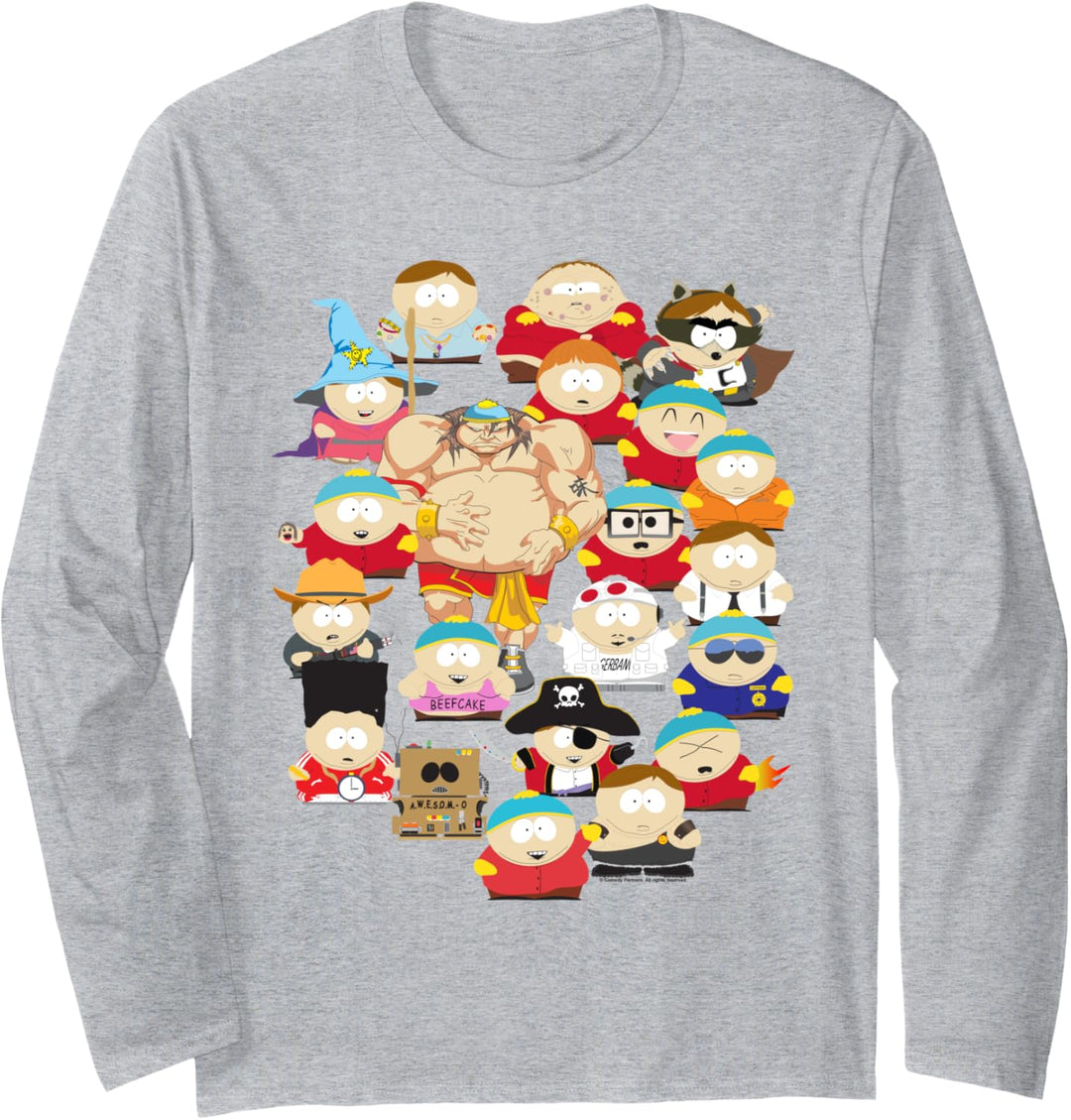 South Park The Many Faces of Cartman Langarmshirt