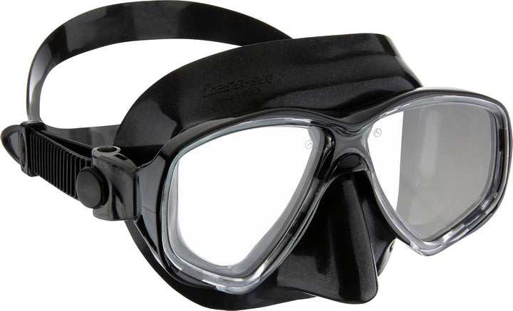 Cressi C/Set Marea VIP (New) Schnorchel Einheitsgrösse Schwarz/Schwarz, Einheitsgrösse Schwarz/Schwa