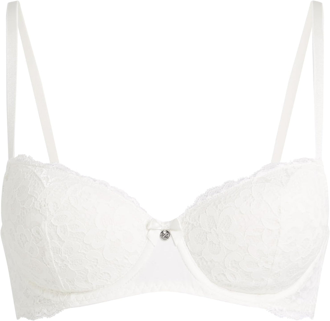 Hunkemöller Vorgeformter Bügel-BH Marine 90D Snow White, 90D Snow White