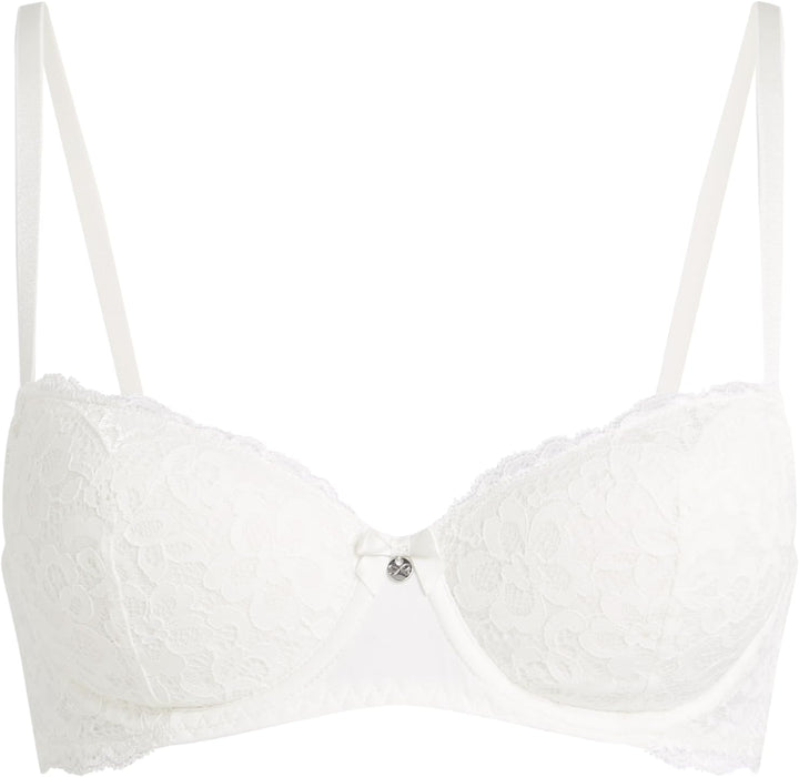 Hunkemöller Vorgeformter Bügel-BH Marine 90D Snow White, 90D Snow White