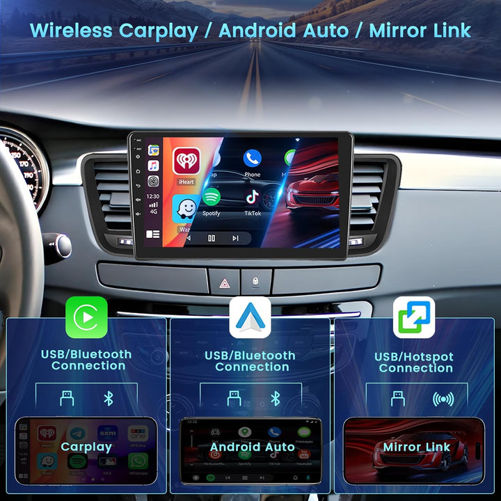 2+64GB Android Autoradio für Peugeot 508 2012-2016 Wireless Carplay Android Auto, 9'' IPS Touchscree