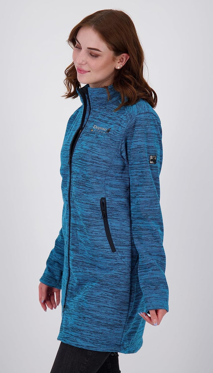 Deproc Active Damen Leichter Softshellmantel Kurzmantel Windstopper Softshelljacke Übergangsjacke El