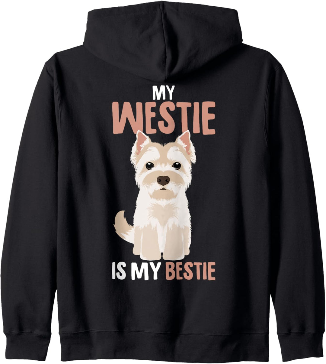 West Highland White Terrier Hund Westie Kapuzenjacke