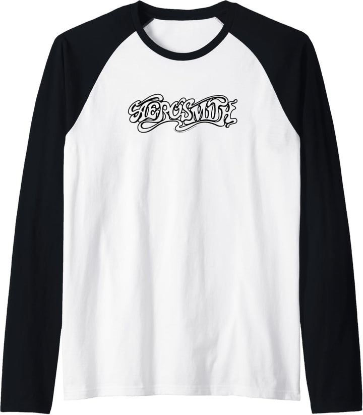 Aerosmith - Aero (schwarzes Logo) Raglan