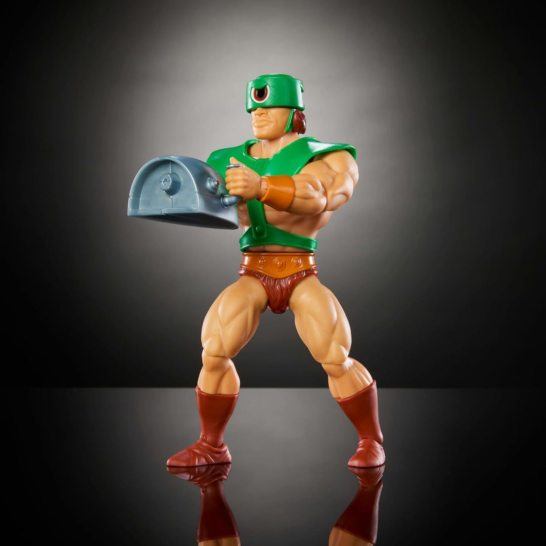 Masters of the Universe Origins Actionfigur Tri-Klops aus der Cartoon-Kollektion, ca.14 cm gross, de