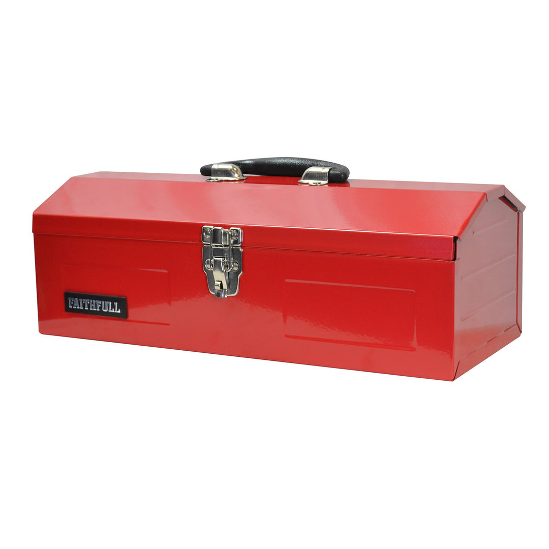 Faithfull TBB19 Werkzeugbox aus Metall, Scheunenform, 48 cm