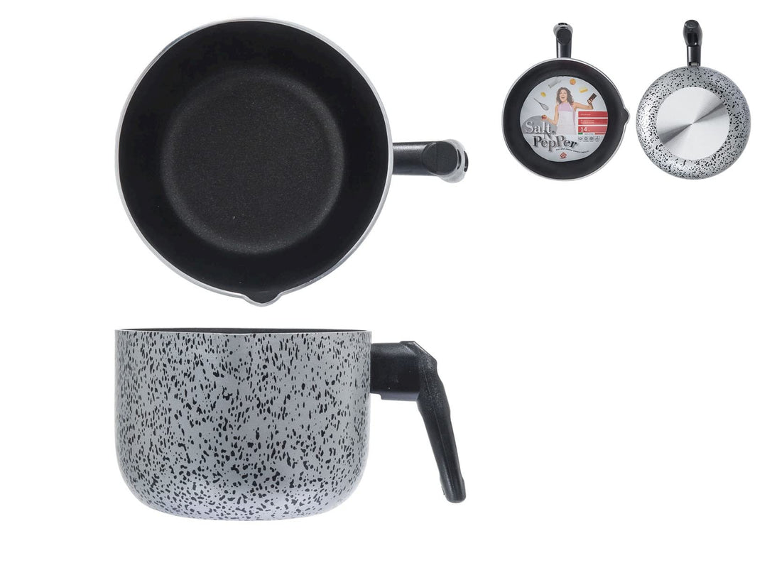 Home Salt Peper Antihaft-Milchkocher Salzpfeffer 14 cm Kochtopf, Material, Multicolor 20x14x11 cm Mu
