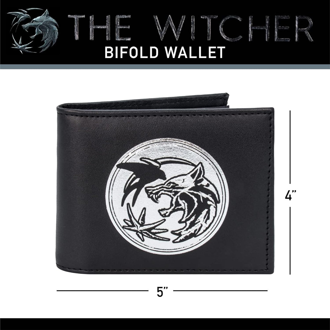 Concept One Netflix The Witcher Bifold Reisebrieftasche, Schwarz