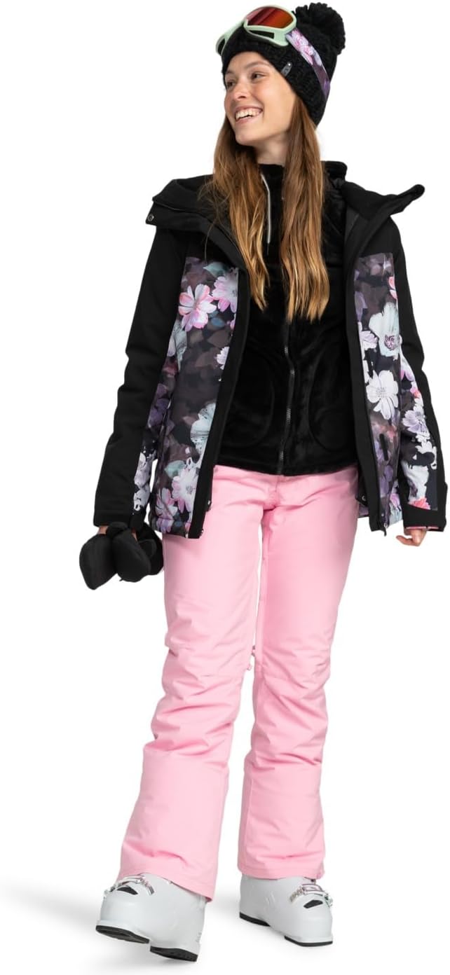 Roxy Damen Galaxy Jk Windjacke (1er Pack) M True Black Blurry Flower, M True Black Blurry Flower
