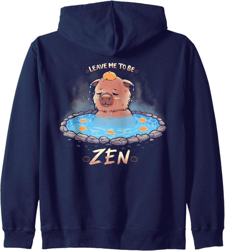 Lass mich Zen Capybara sein - Leave me to be Zen Kapuzenjacke