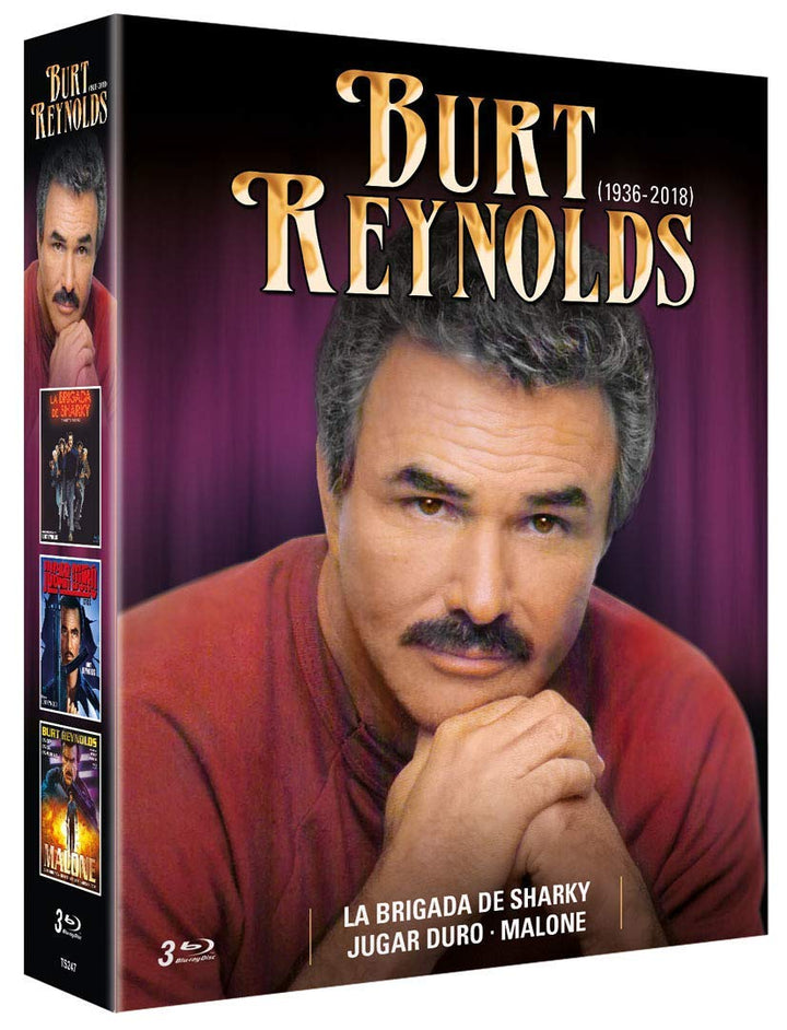 Burt Reynolds 3 BDs Jugar Duro+La Brigada de Sharky+Malone [Blu-ray], Blu-ray
