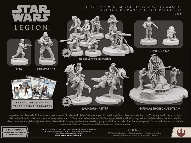 Atomic Mass Games | Star Wars: Legion – Verteidiger der Echo-Basis | Kampftrupp-Starterset | Tableto