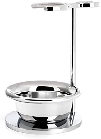 MÜHLE Rasierset mit Schale - Vivo Serie - Dachshaar - Rasierhobel - Edelharz hornbraun