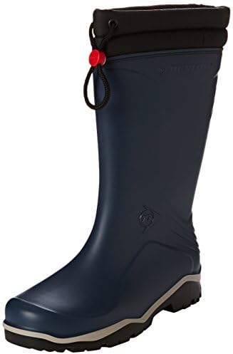 DUNLOP Protective Footwear Kids Blizzard, gefütterte Kinder Gummistiefel 21 EU Blau, 21 EU Blau