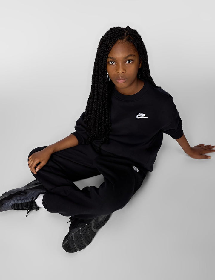 Nike Sportswear Club Fleece Extragrosses Sweatshirt für ältere Kinder (Mädchen), FD2923 XL Black/Whi