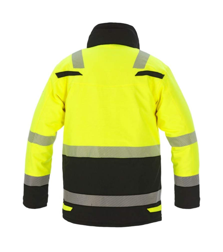 Hydrowear 072395YB Utah Winter-Parka Gelb/Schwarz Grösse XXL XXL Neongelb - Schwarz, XXL Neongelb -
