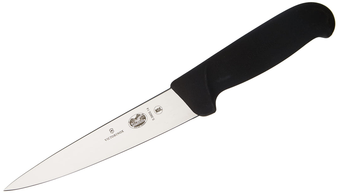 Victorinox Fibrox Kochmesser, Stechmesser, Extra Scharfe Klinge, Rostfreier Stahl, Spülmaschinengeei