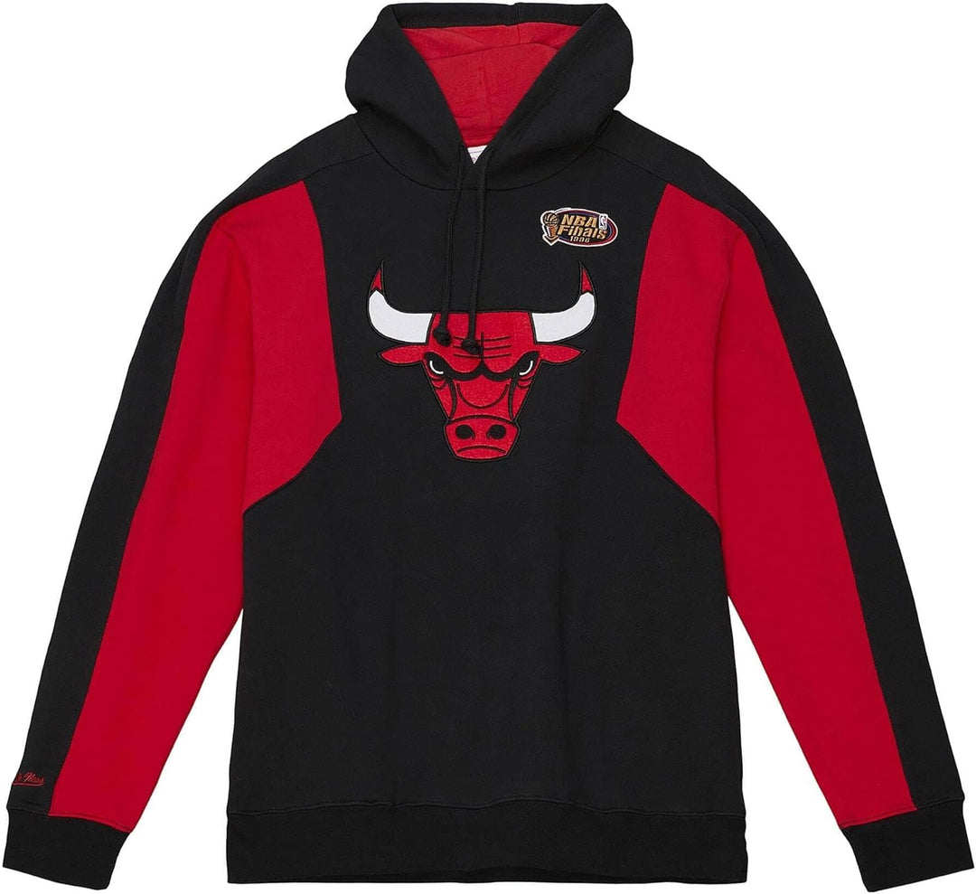 Mitchell & Ness NBA Color Blocked Hoodie 2.0 S Chicago Bulls, S Chicago Bulls