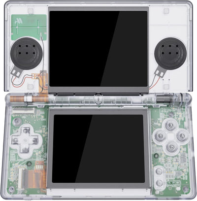 eXtremeRate Ersatz Gehäuse Case für Nintendo DS Lite NDSL, Voll Hülle&Knöpfen&Screen Protector Shell