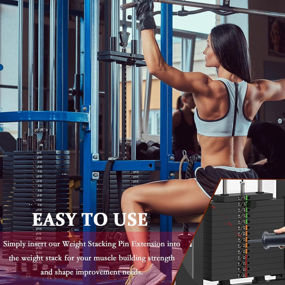 Gym Pin für Zusatzgewicht, Gym Pin für Weight Stack Extender Pin Länge 110mm, Durchmesser 10mm Weigh