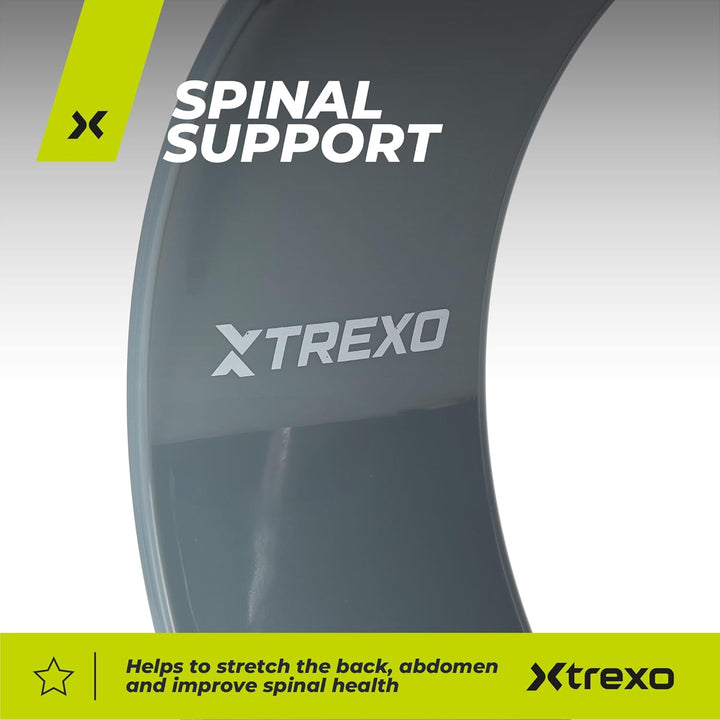 XTREXO Yoga Rad umweltfreundlich in Lila mit einem Durchmesser von 32 cm und einer Breite von 13 cm