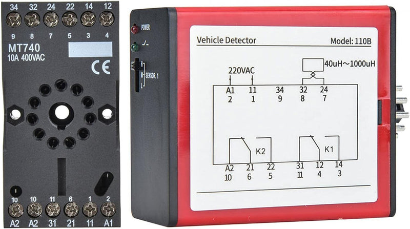 Fahrzeug-Detektor, Einkanal Induktionsschleifen Vehicle Detector Induktiver Fahrzeugschleifendetekto
