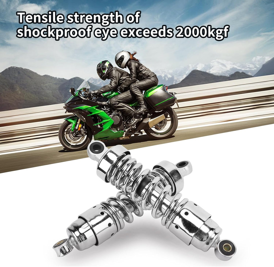 Leapiture Motorrad-Stossdämpfer 2 Stück 270 mm Motorrad-Stossdämpfer hinten Motorrad-Umrüstung Feder