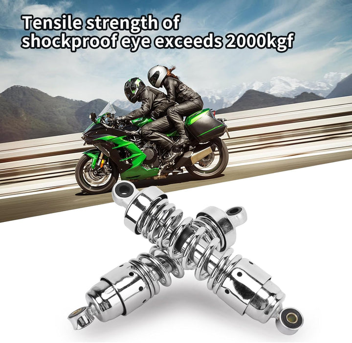 Leapiture Motorrad-Stossdämpfer 2 Stück 270 mm Motorrad-Stossdämpfer hinten Motorrad-Umrüstung Feder