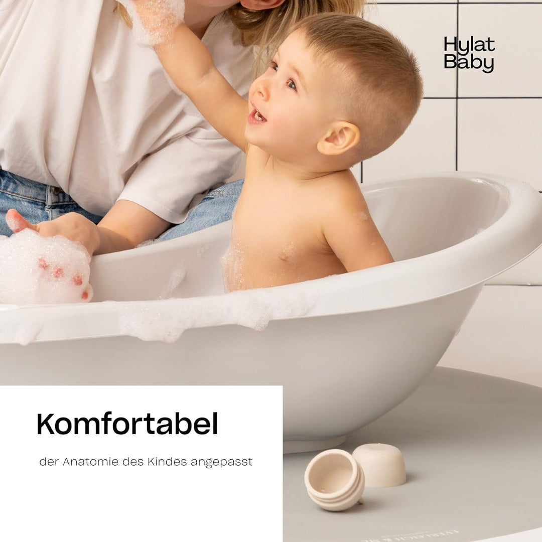 Hylat Baby Babybadewanne mit Gestell - TÜV Rheinland zertifiziert, stabil und bequem, ideal für sich