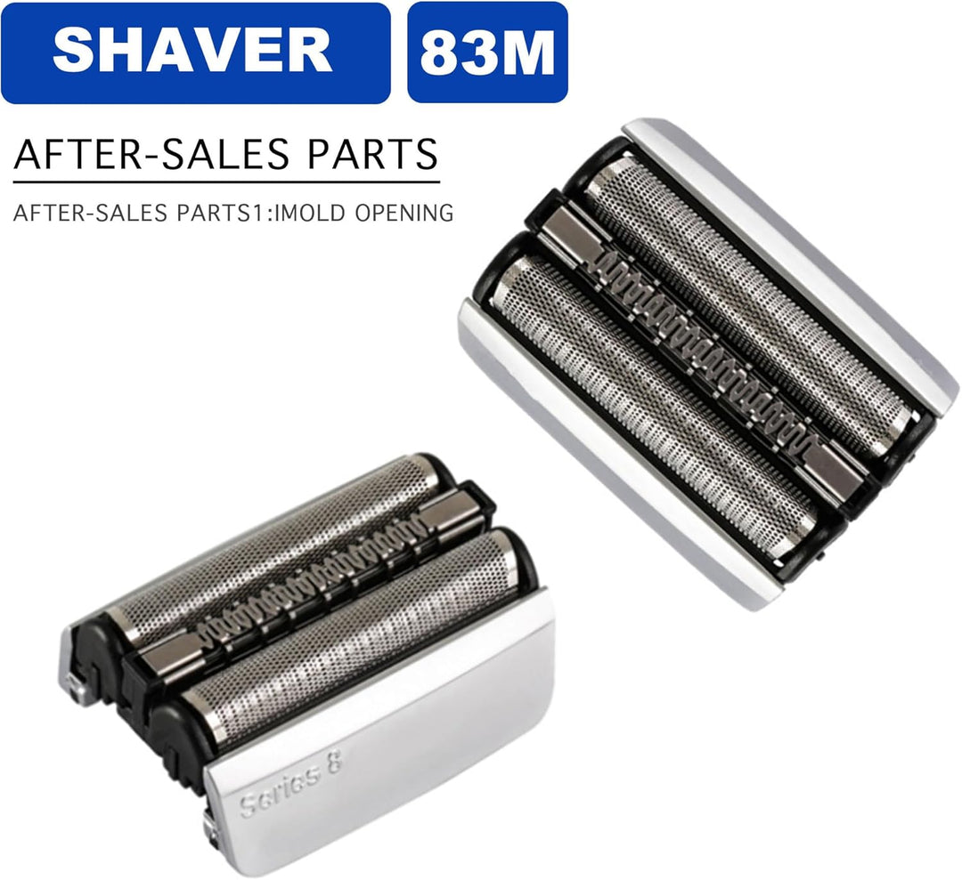 Scherkopf für Braun Series 8, Rasierer Kompatibilität mit Braun S8 83M Ersatzkopf, Zubehör für Herre