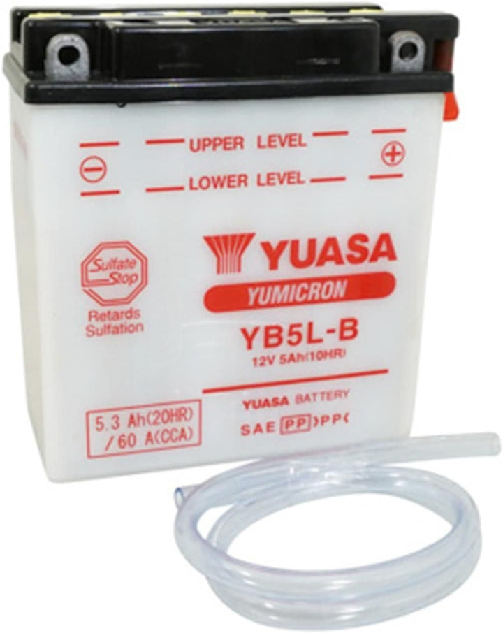 YUASA BATTERIE YB5L-B offen ohne Saeure, 120 mm x 60 mm x 130 mm