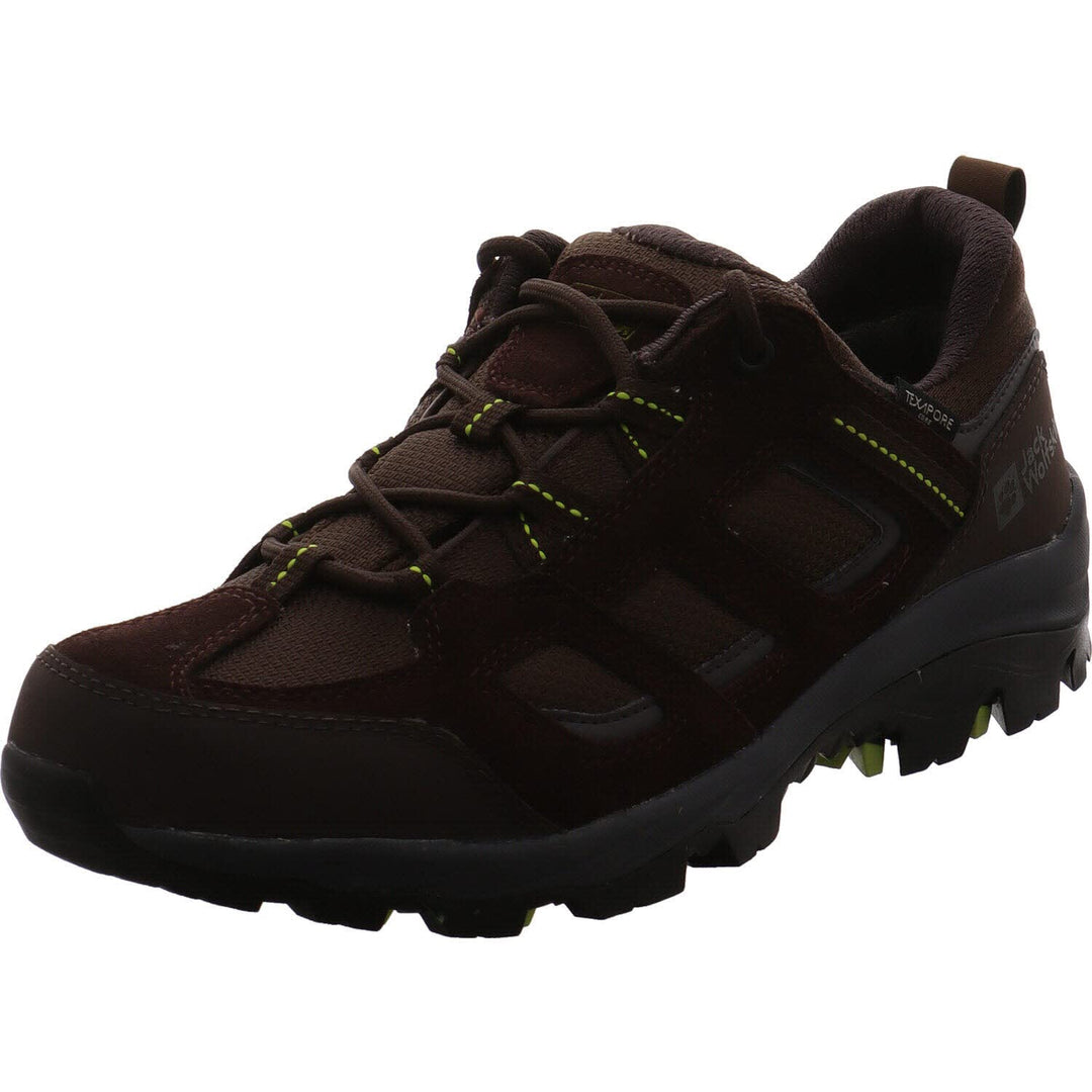 Jack Wolfskin Herren Vojo 3 Texapore Low M Outdoorschuhe 39.5 EU Dark Brown Lime, 39.5 EU Dark Brown
