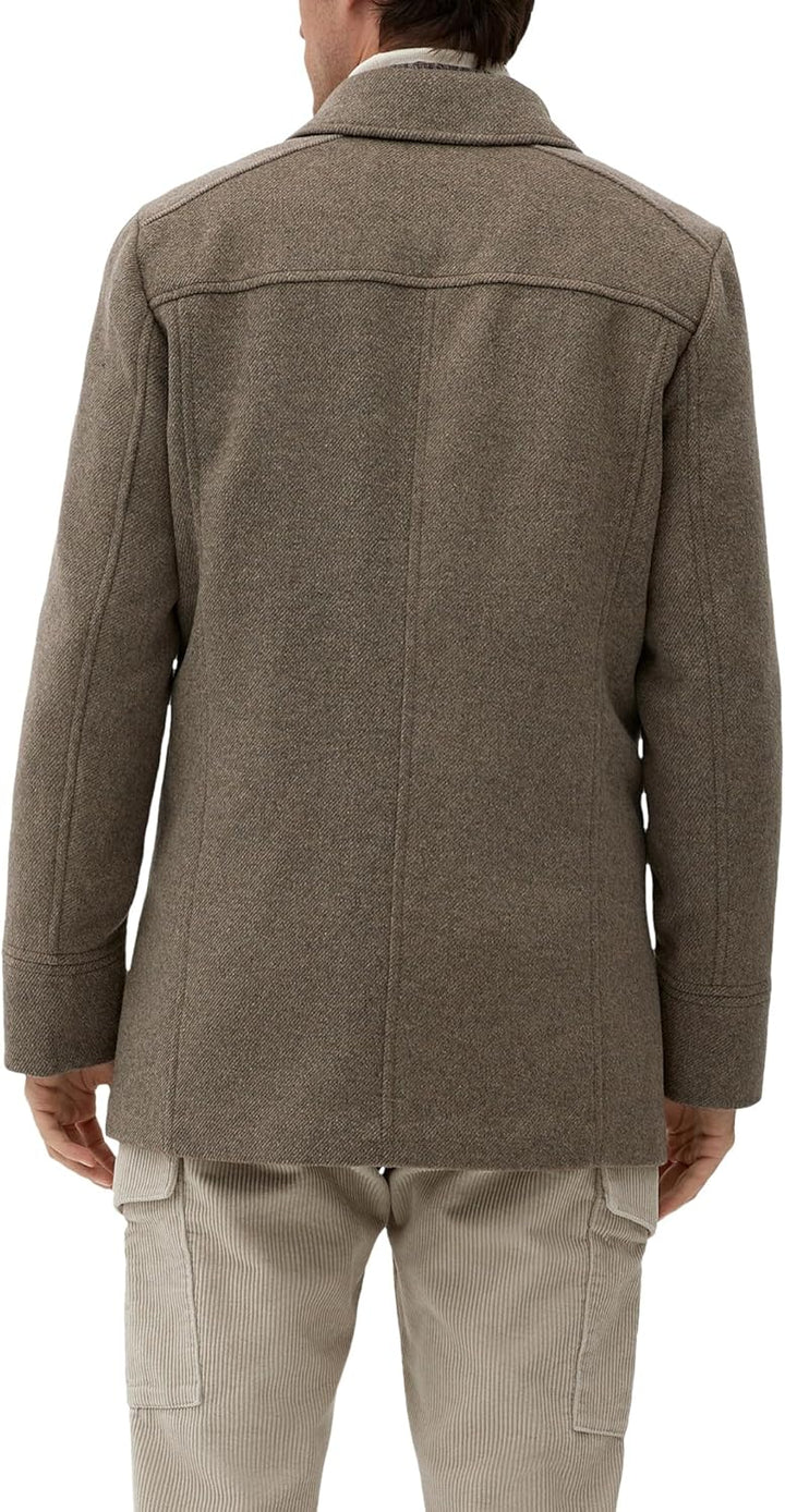 s.Oliver Herren Wollmischungs-Mantel 54 Braun, 54 Braun