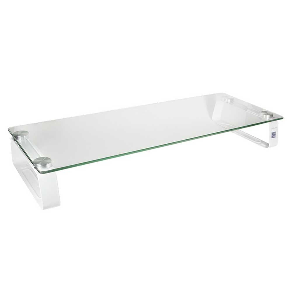 LogiLink TV- Monitorerh?hung aus Glas (Dicke: 5mm), max. Belastung 20kg, h?henverstellbar, L?nge = 5