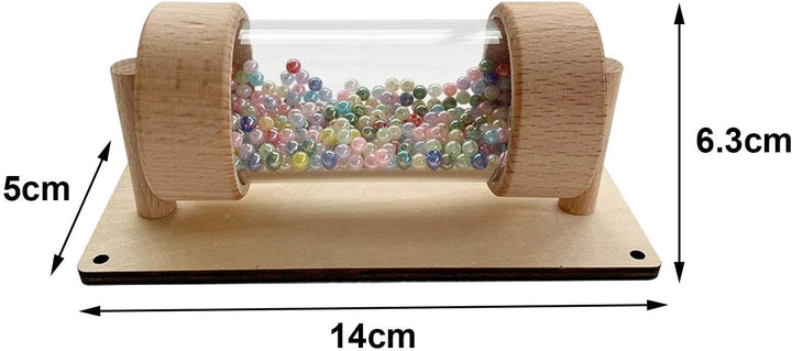 Holz Montessori Busy Board DIY Teile, Simulation Pipe Tubes, Rainmaker Sound DIY Material, Wooden To