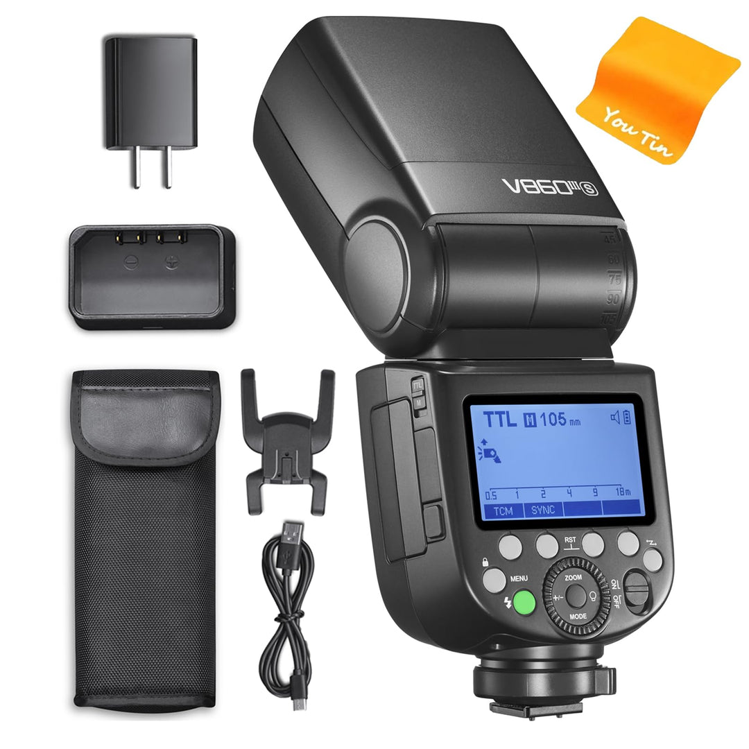 Godox V860III-S Blitzgeräte 2.4G TTL High-Speed Sync GN60 1/8000 Speedlight 2600mAh Li-on Akku Kamer