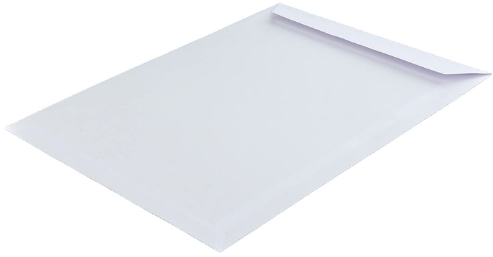250 Stück, Versandtaschen, C4, ohne Fenster, weiss, Haftklebend, 229 x 324 mm, Briefumschläge, Kuver