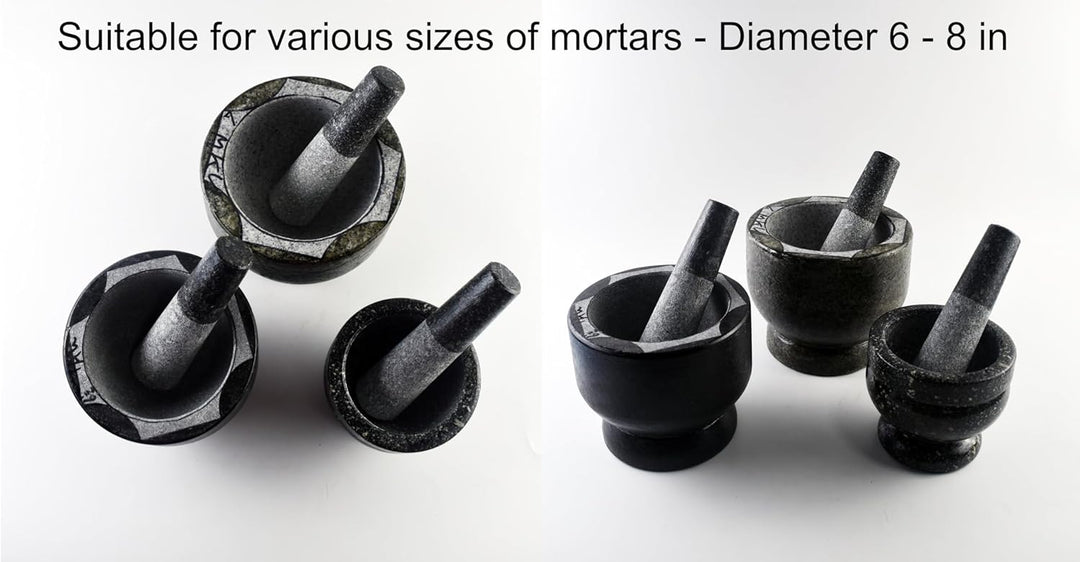 Mini-Grösse, 16,5 cm, Stössel, nur asiatische Stlye, Gewürze, Kochen, Küche, Granit, Steinmühle, kle