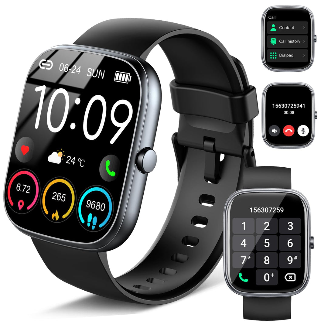 Motast Smartwatch Herren Damen,2026 1,91" HD Smart Watch Damen Bluetooth-5.4-Anrufe,110+ Sportmodi F