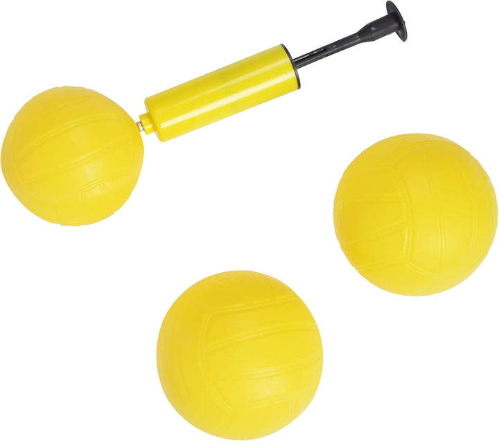 Ocean 5 Spiderball Set, Ball-Spiel mit Netz, 3 Bällen und Tragetasche - zum Spielen im Park, Garten,